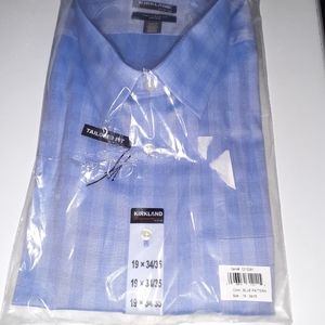Kirkland tailored fit dress shirt